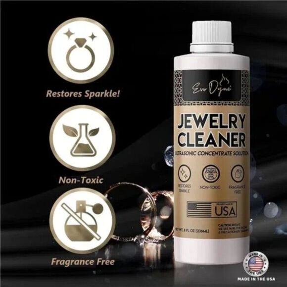 Ultrasonic Jewelry Cleaner – Jewelry Cleaner Solution for Diamond, Gold, Silver - Picture 3 of 7